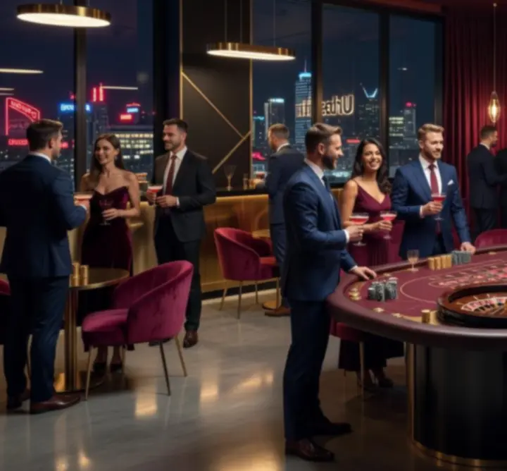 Elegancka salka eventowa KARDI NAILS PATRYCJA DZIUBA-DRĄG z pokerem i ruletką